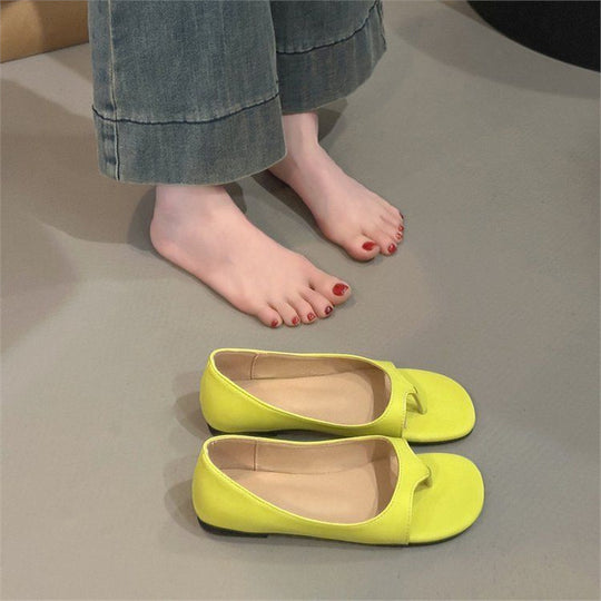 Damen elegante Sommerschuhe mit harmonischem Schlangenlederdesign EB