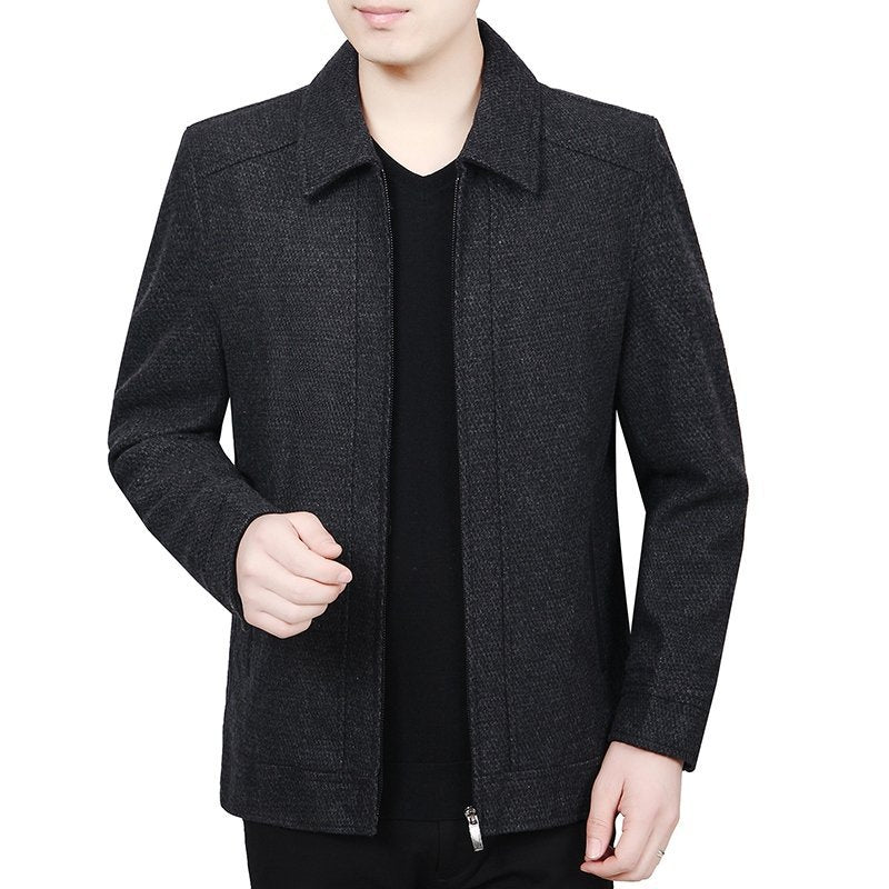Herren Glencheck-Sakko Slim Fit aus Wollmischung mit dezentem Overcheck EB