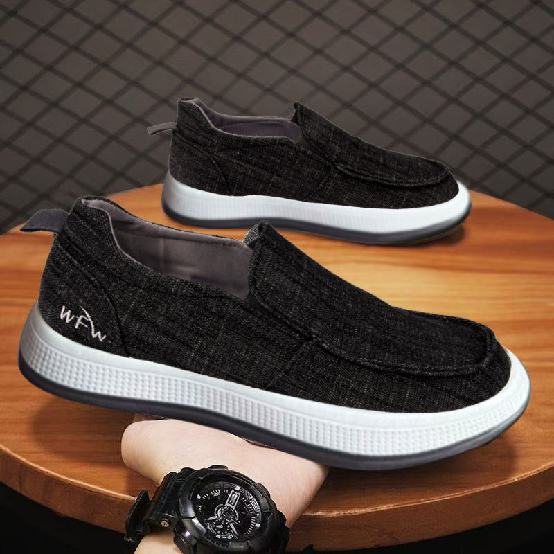 Damen Slip-On Sneakers mit rutschfester Laufsohle und atmungsaktivem Obermaterial EB