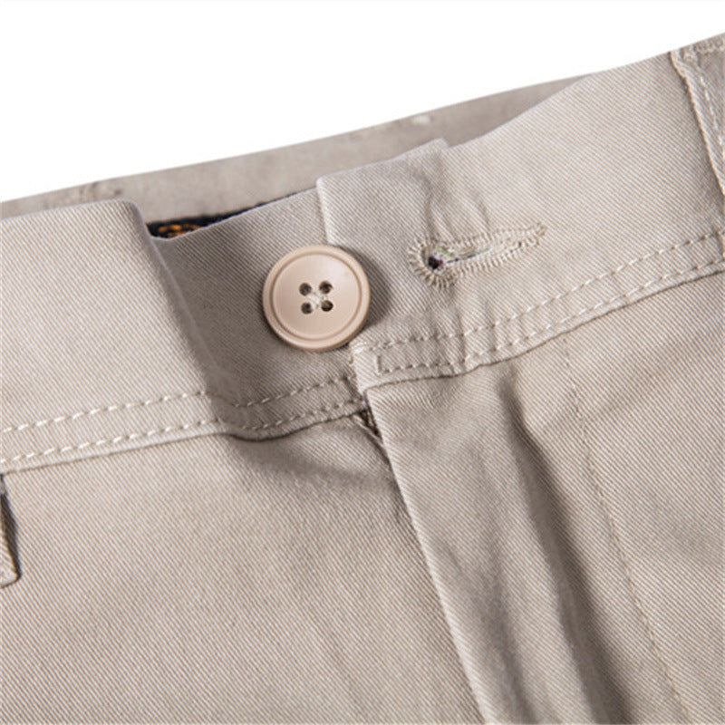 Herren Chinohose mit schmaler Passform und elastischem Bund EB