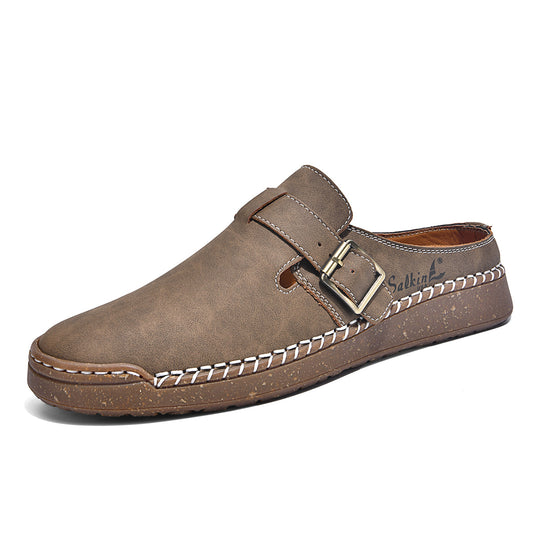 Herren Komfortable Clogs mit verstellbarem Riemen EB