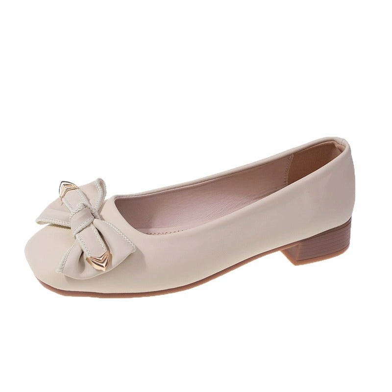 Damen Ballerinas mit elegantem Schleifen-Detail und weichem Fußbett EB