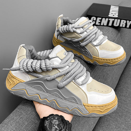 Damen Sportliche Sneakers mit innovativer Dämpfungstechnologie und trendiger Schnürung EB
