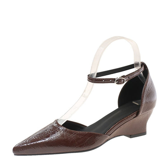 Damen elegante Slingback-Pumps mit transparentem Riemendesign und schickem Blockabsatz EB