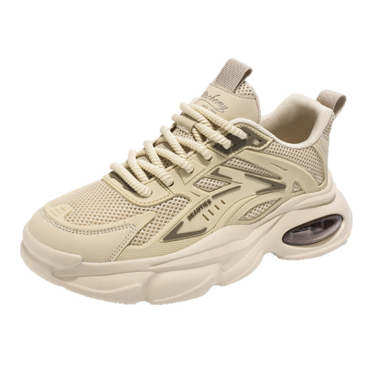 Damen Sportliche Sneakers mit atmungsaktivem Mesh-Obermaterial und dämpfender Sohle EB