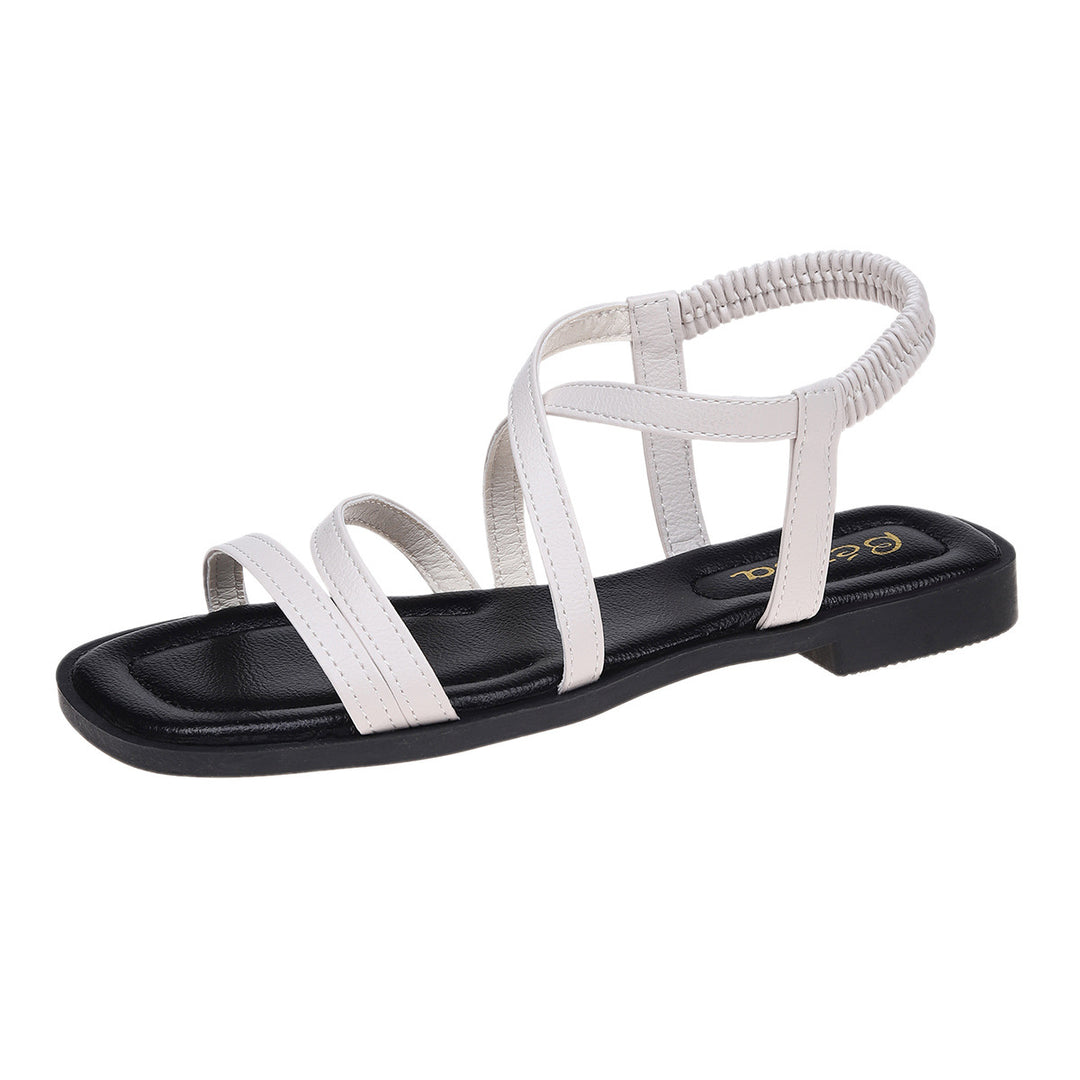 Damen Elegante Riemchen-Sandalen mit funkelnden Details EB
