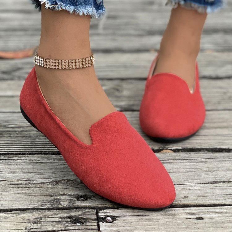 Damen Mokassins aus hochwertigem Wildleder mit elegantem Schnitt EB