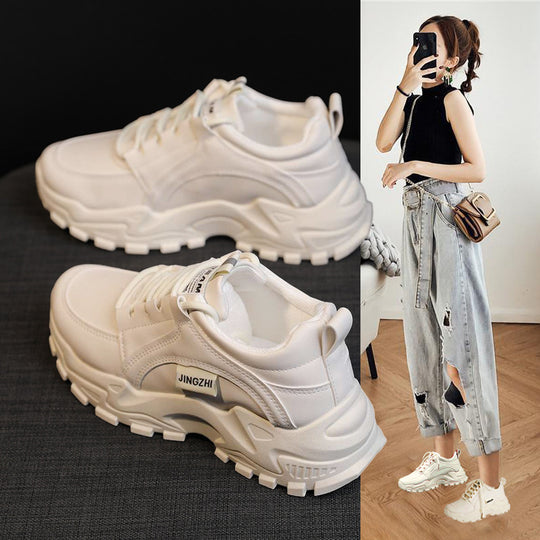 Damen Sportliche Sneakers mit rutschfester Sohle und gepolsterter Innensohle EB