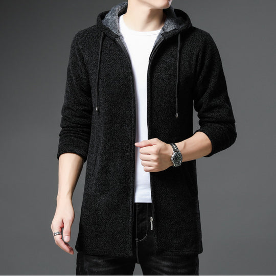 Herren urbane Freizeitjacke mit Kapuze EB