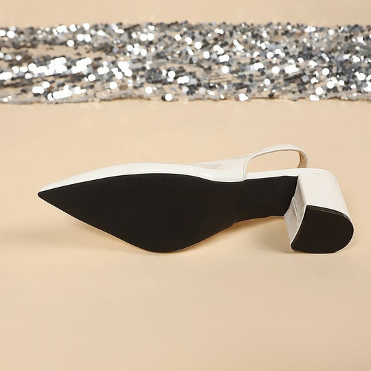 Damen Elegante Slingback-High-Heels mit bequemer Innensohle EB