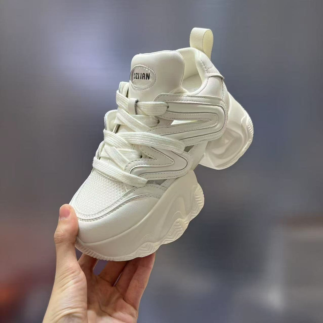 Damen Sportliche Chunky Sneakers mit atmungsaktiver Mesh-Oberfläche und innovativem Dämpfungssystem EB
