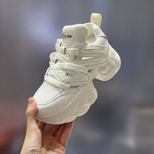 Damen Sportliche Chunky Sneakers mit atmungsaktiver Mesh-Oberfläche und innovativem Dämpfungssystem EB
