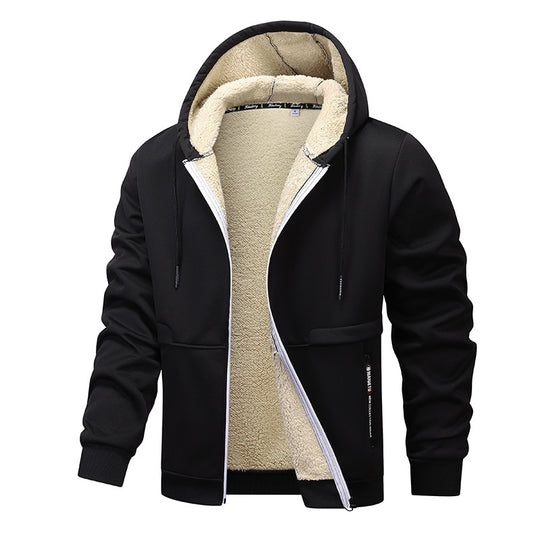 Herren kuschelige Fleecejacke mit hoher Wärmedämmung EB