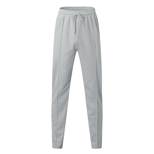 Damen bequeme Stretch-Jogginghose mit hohem Bund und Kordelzug EB