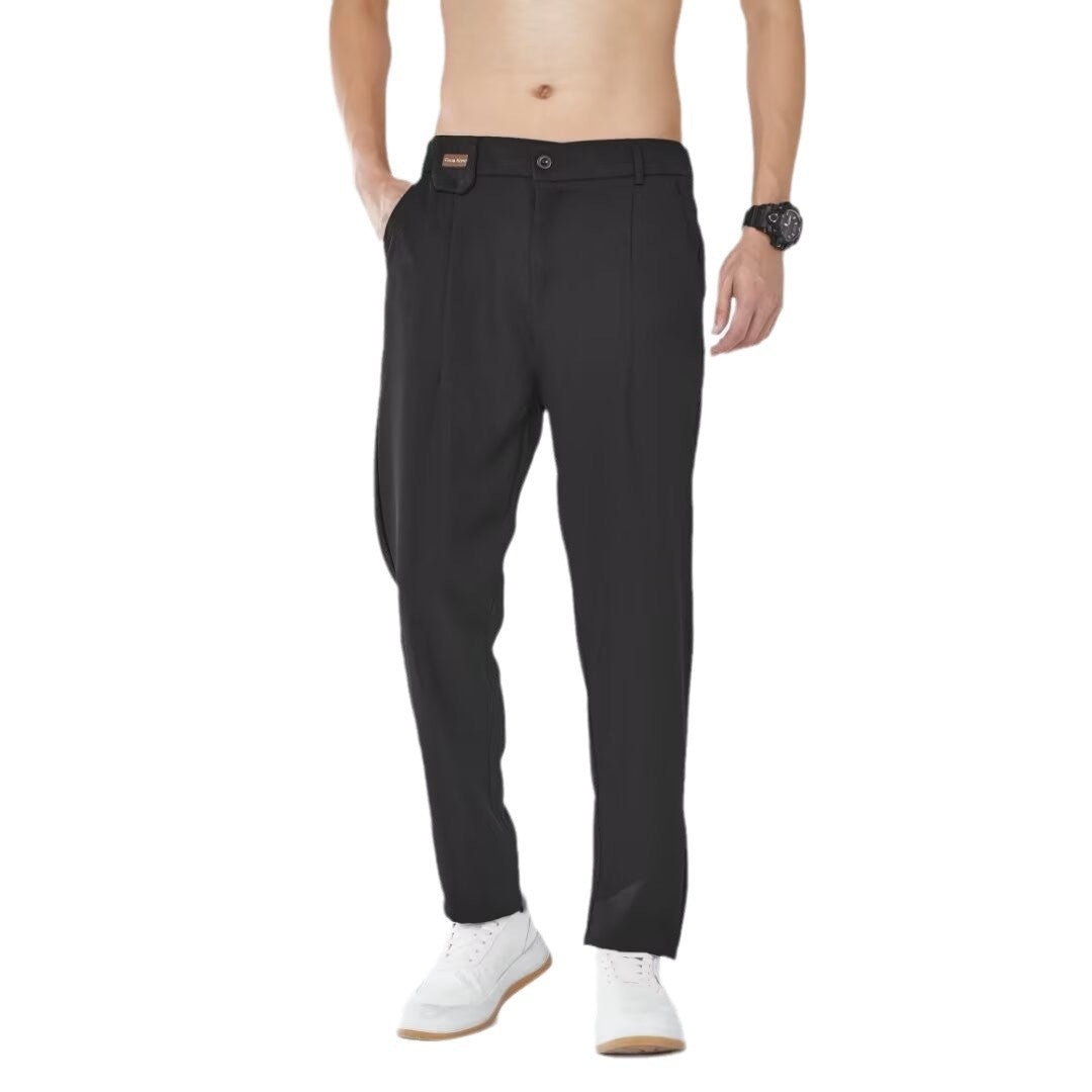 Herren schlanke Chino-Hose mit elegantem Schnitt und atmungsaktivem Material EB