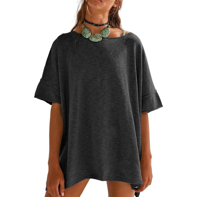 Damen Oversized Relaxed Fit T-Shirt EB