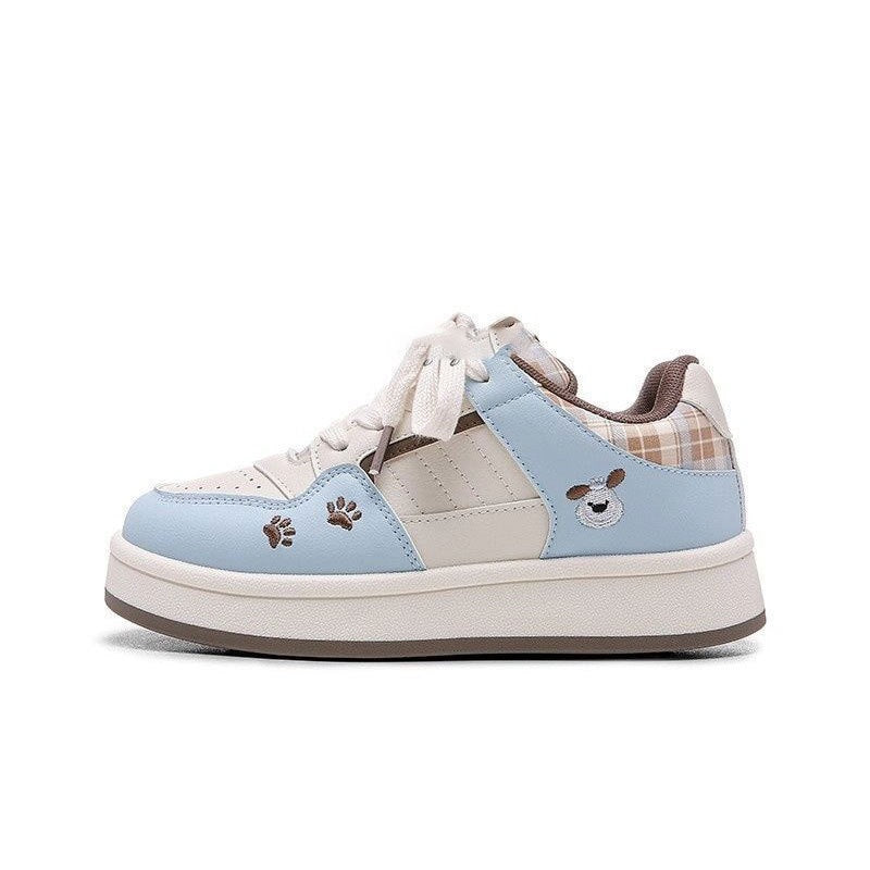 Damen Sportliche Sneaker mit verspieltem Tierdesign EB