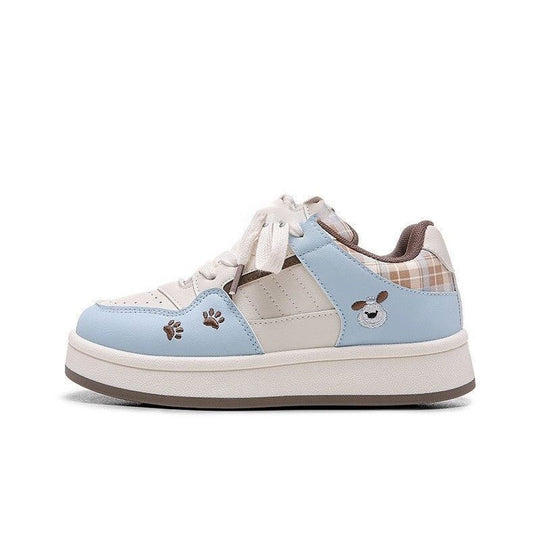 Damen Sportliche Sneaker mit verspieltem Tierdesign EB