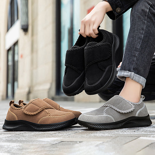 Damen Bequeme Slip-On Freizeitschuhe mit elastischem Obermaterial EB