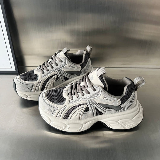 Damen Sportliche Laufschuhe mit atmungsaktiver Mesh-Oberfläche und stabiler Sohle EB