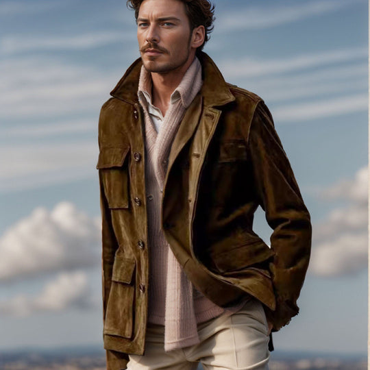 Damen praktische Jacke im modernen Look mit aufgesetzten Taschen EB