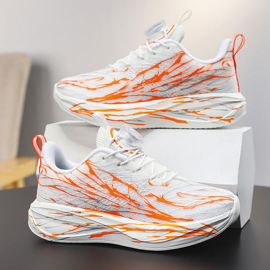 Unisex auffällige Plateau-Sneaker mit Schnelljustier-System und skulpturierter Wellenlaufsohle EB