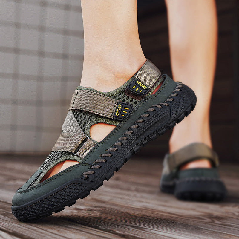 Damen Sportliche Komfortsandalen mit praktischem Klettverschluss EB