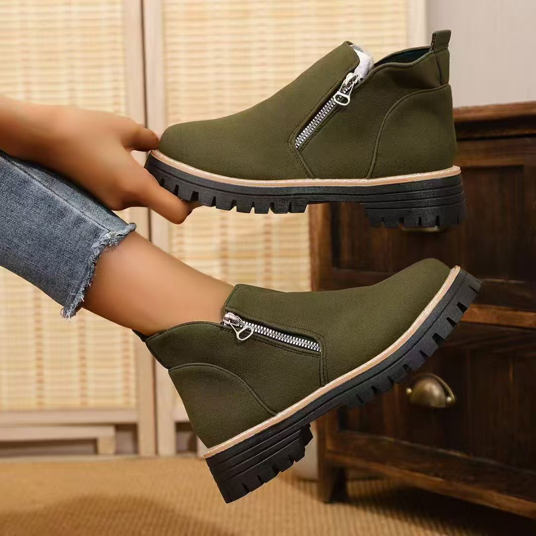 Damen Slip-On Boots mit robustem Profil und komfortabler Einlage EB