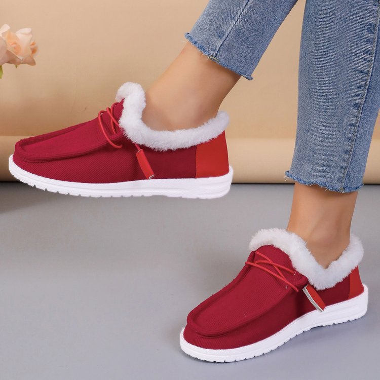 Damen Bequeme Hausschuhe mit kuscheligem Futter und rutschfester Sohle EB