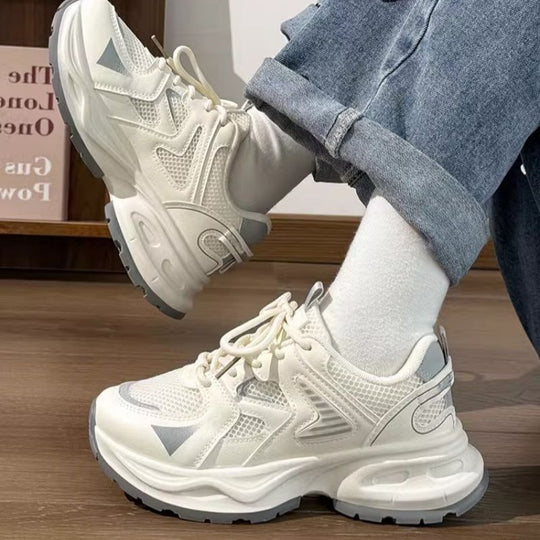 Damen Atmungsaktive Fitness-Sneaker mit dämpfender Sohle und modernem Design EB