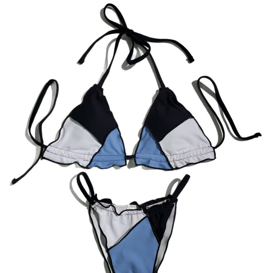 Damen Bikinis mit verspieltem Schnitt und Rüschen EB
