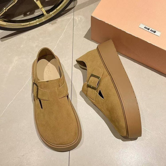 Damen Komfortable Clogs mit modischem Schnallenverschluss EB