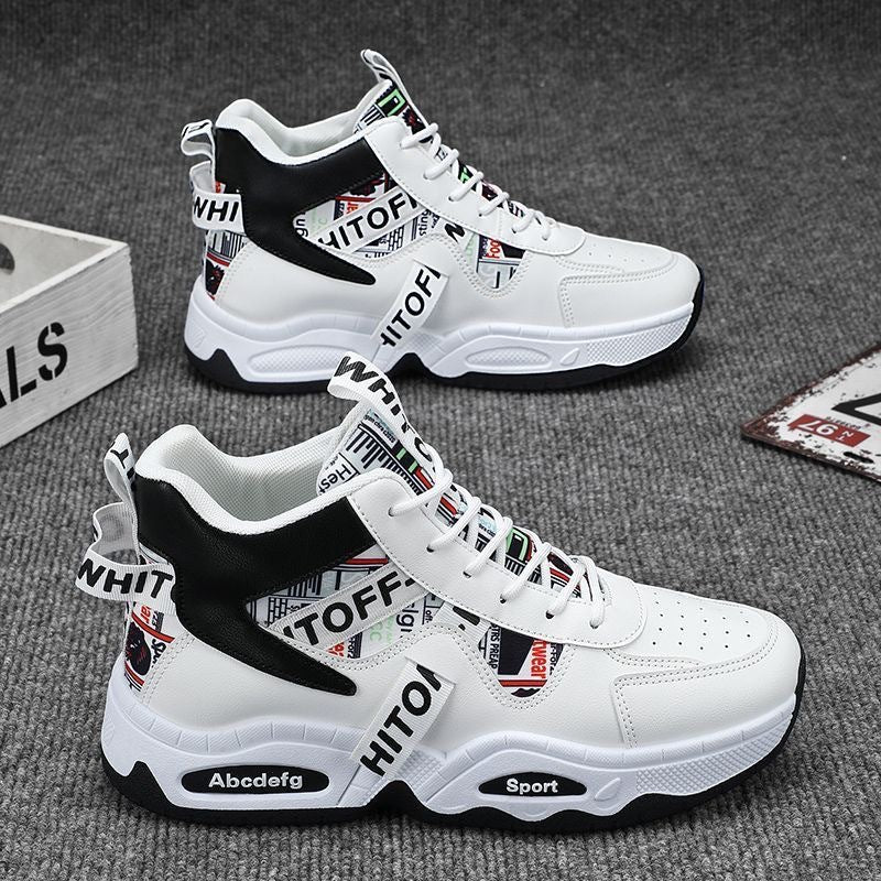 Damen Modische Hoch-Top Sneakers mit innovativem Design und dämpfendem Profil EB