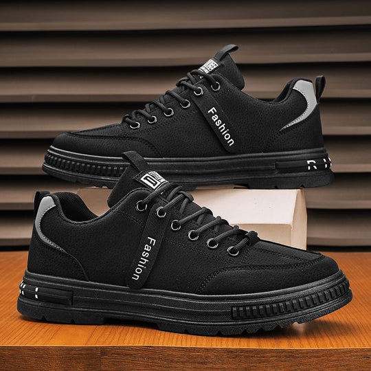Damen Sportliche Sneakers mit strapazierfähigem Wildleder und rutschfester Sohle EB