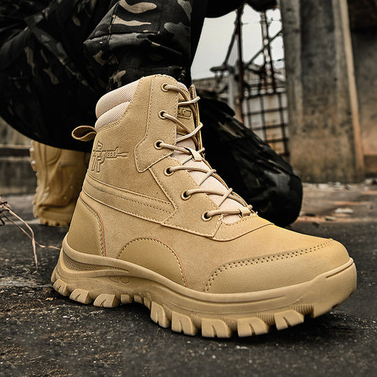 Herren Hochwertige Einsatzstiefel mit rutschfester Sohle und atmungsaktivem Design EB