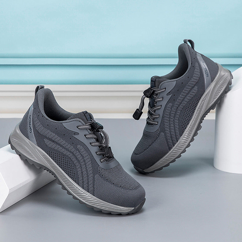 Damen Lauf-Sneaker mit elastischem Schnellschnürsystem und atmungsaktivem Obermaterial EB