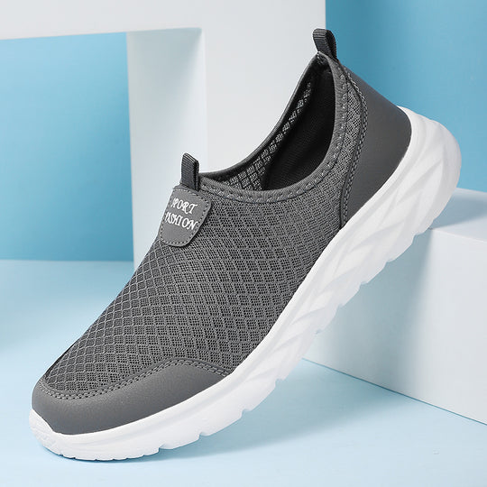 Damen Atmungsaktive Slip-On Sportschuhe mit rutschfester Sohle EB