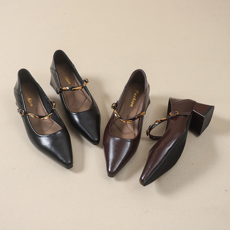 Damen elegante Slingback-Pumps EB