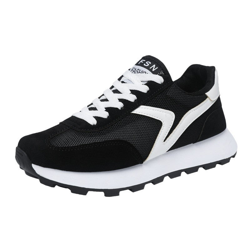 Damen Sportliche Sneaker mit atmungsaktivem Netzmaterial von EB