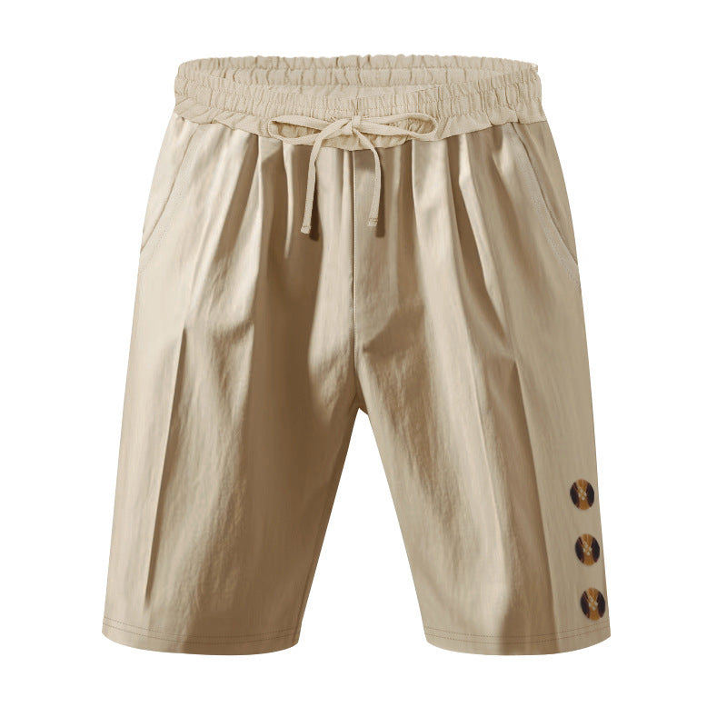 Herren lässige Sport-Shorts mit elastischem Bund und praktischen Seitentaschen EB