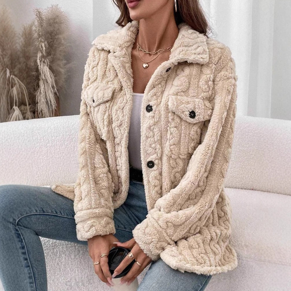 Damen Strickjacke mit strukturierter Oberfläche EB