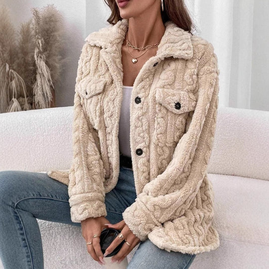 Damen Strickjacke mit strukturierter Oberfläche EB