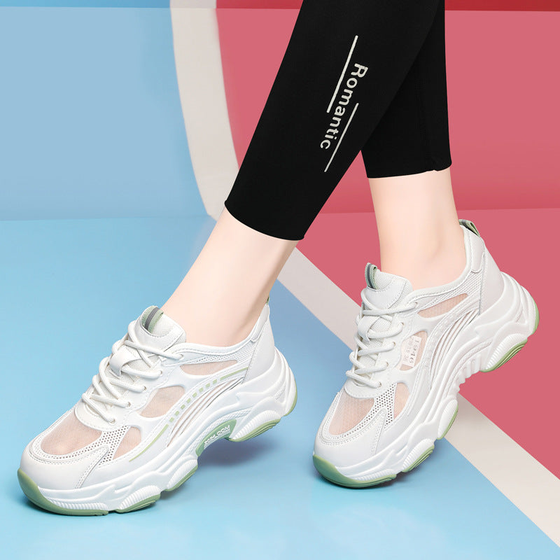 Damen Sportliche und atmungsaktive Sneakers mit dämpfenden Eigenschaften EB