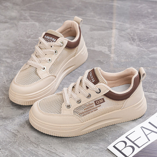 Damen Atmungsaktive Freizeitsneaker mit modischen Netzdetails EB