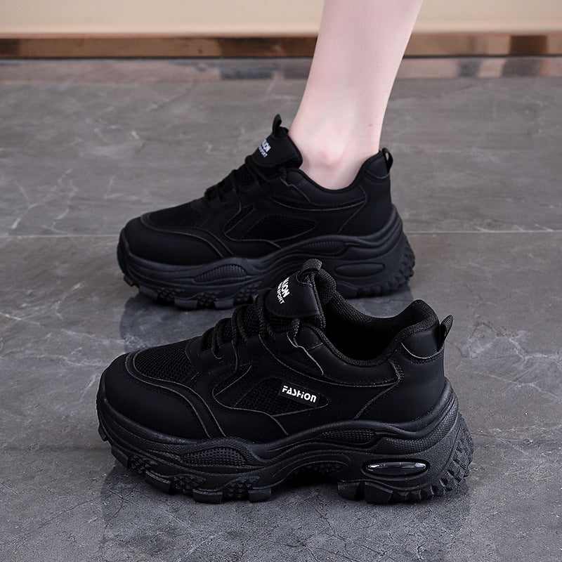 Damen Sportliche Sneakers mit ergonomischem Dämpfungssystem und luftdurchlässiger Mesh-Oberfläche EB