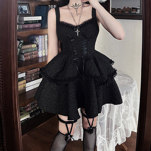 Damen Neckholder Minikleid mit Rüschendetails und elegantem Design EB