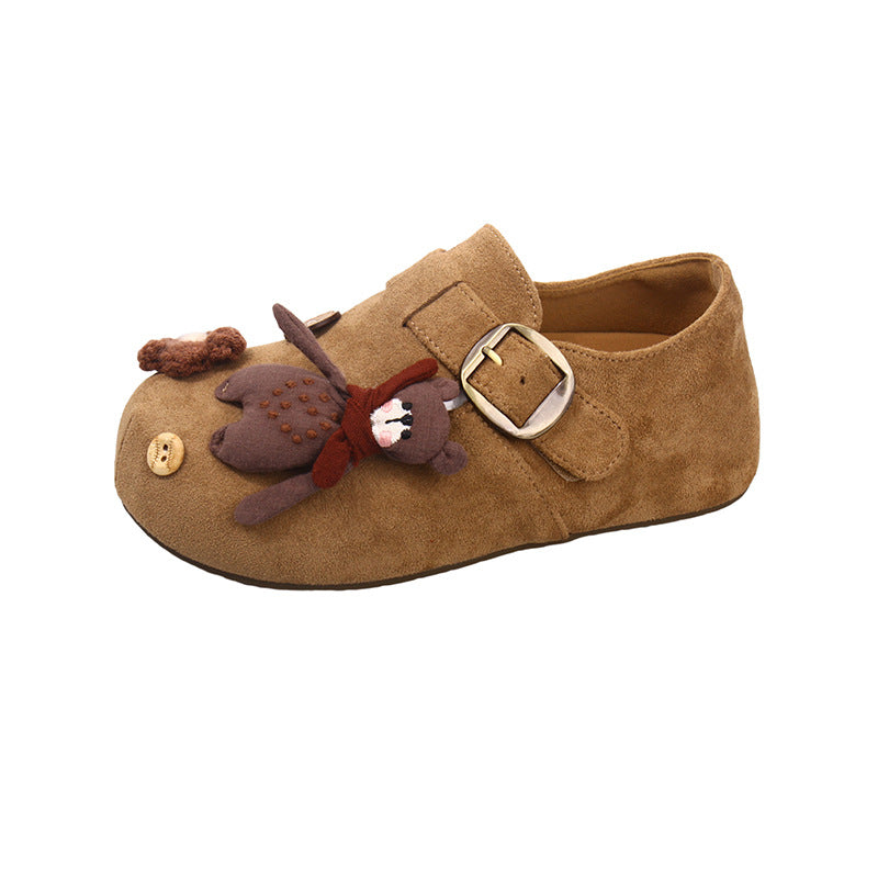 Damen Plüschige Clogs mit verspieltem Tierdesign EB