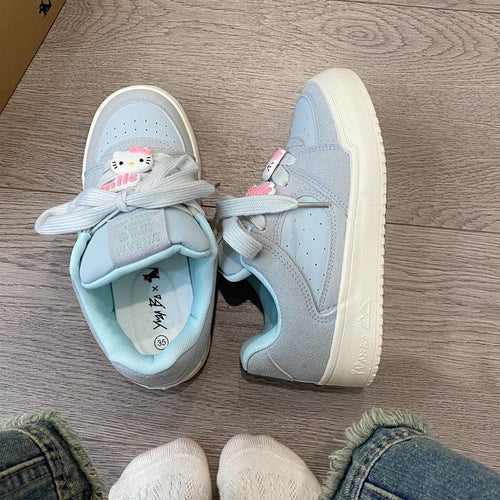 Damen Sneakers mit niedlichem Hello Kitty Design und bequemer Dämpfung EB