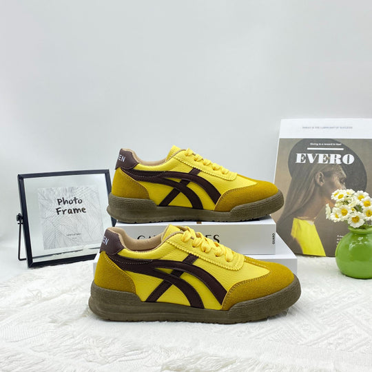 Damen Sportliche Sneakers im Retro-Stil mit atmungsaktivem Obermaterial EB