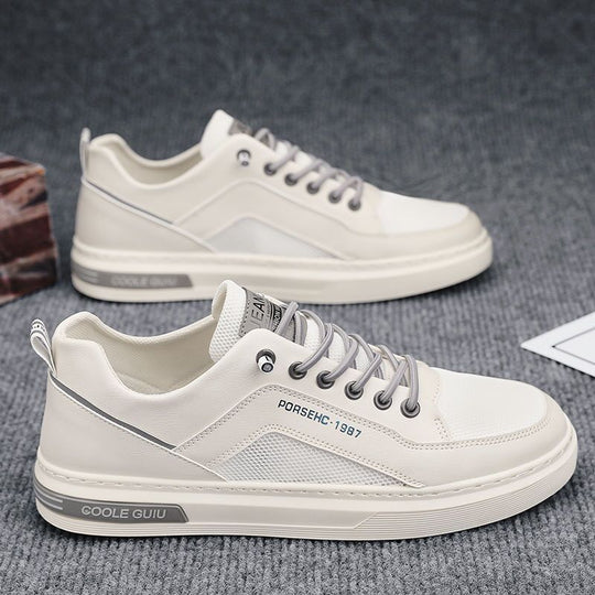 Damen komfortable Sneakers mit atmungsaktiven Mesh-Elementen und flexiblem Sohlenprofil EB